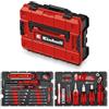 Einhell Accessories Original Einhell E-Case valigetta attrezzi 79 pezzi trasloco (martello meccanico, pinze, accessori inserti, cutter lama spezzabile, metro nastro, livella bolla, chiavi combinate, valigetta sistema)