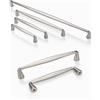 SYZOW 6 Pezzi Maniglia dell'armadio da cucina in Nichel Satinato, 96mm Maniglie per Mobili da Cucina Maniglie Cucina Maniglie Armadio Maniglie Cassetti Moderni