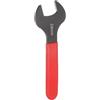 QUARKZMAN Chiavi Inglesi 24mm Metrica, Chiave Aperta Singola Angolo di Sfalsamento 15 Gradi, Piccola Chiave Inglese a Forchetta a Forma di U Gambo Rosso per Riparazione Auto, Mobili