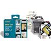 instax mini CLASSIC film bundle pellicole, 30 scatti, 3 pacchi da 10 scatti, motivo bordo Photo Slide, Contact Sheet e pellicole Monochrome