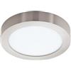 Eglo Fueva-C Lampada da Soffitto 21 W, Ø 30 cm, Nichel/Opaco