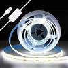 PERVADEO Striscia LED COB 5V USB, 3M Bianco Freddo 6000K Luci LED Autoadesivo Tubo Dimmerabili Strisce per Retroilluminazione TV, Cucina, Camera da Letto