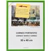 Generico Cornice Portafoto Verde 30x40 cm, Cornice per Foto e Immagini, Design Moderno, Materiale Resistente, Ideale per Casa e Ufficio