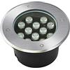 GUODDM Faretti Da Incasso For Esterni - Faretto LED Pavimento, Lampada Sepolta Incorporata A LED 12V / 24V, IP67 Impermeabile Illuminazione Del Del Pavimento Luci Esterne Della Costruzione(Blue,15W(24V))