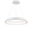 VR VETRINEINRETE Vetrineinrete® Lampadari a led 43 watt tre colorazioni di luce lampada da soffitto a sospensione ultra moderno cucina soggiorno (Bianco)