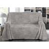 SpazioTessile Copritutto Arredatutto Telo arredo Copridivano Copriletto Fantasie Montagna Letto Divano 100% Puro Cotone Misure Maxi (Lilly Beige, 450x300)