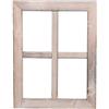 UNUS Nature by Kolibri Finestra decorativa in legno, cornice da finestra in design vintage, di forma rettangolare, da 35 x 27 x 1,5 cm