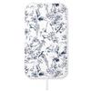 Umiin Tappeto da Stiro Portatile 50x70 cm - Mini ASSE da Stiro da Viaggio Pieghevole con 3 Ganci - Imbottito in Cotone e Feltro, Motivo a Uccelli e Fiori - Base per Stirare su Tavolo o Comò