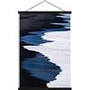 Sanauto B0 Cornici per Poster 100 CM, 100x70 100x50 Cornice Magnetica per Foto in Legno Cornice per Appendere Poster Kit da Appendere per Stampe su Tela Mappa (100cm, Nero, 1 Confezione)