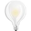 OSRAM Lampada LED | Attacco: E27 | Bianco Caldo | 2700 K | 12 W | ricambio per lampadine da 100 W | LED Star Classic Globe Dimmable
