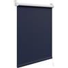 WOLTU Tenda a Rullo Interni Oscurante Klemmfix senza Fori Tenda Avvolgibile Oscurante per Protezione Solare per Finestre e Porte, 100x150 cm [Larghezza Tessuto: 96 cm], Blu