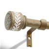 Gormena Bastone Tende Estensibile Legno Chiaro Per Finestre 80‑148 Cm