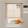 Raamdecoratie DTCH® Tenda veneziana interna in legno natura 60 x 175 cm (LxA), lamelle da 50 mm in legno di paulownia, disponibile in larghezze da 50 a 250 cm, veneziana da interno, tende per finestre