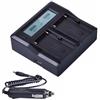 CQJFCYBRA 5200mAh For Batteria BP-U60 O Caricabatterie Rapido LCD, Compatibile Con Sony BP-U90 BP-U30 PMW-100 PMW-150 PMW-160 PMW-200 PMW-300(1 Charger)