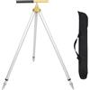Rcniso Treppiede con Asta GPS, Treppiede con Asta Telescopica Stabile da 75-120 Cm, Leggero e Durevole per Livellare il Personale