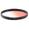 Ruilogod Ultra-Violet 77mm Graduato Arancione Protector per obiettivo Protector foschia per DSLR