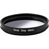 Ruilogod UV Ultra-Violot 49mm Grigio Grigio Protector Les Anelli Protector per SLR