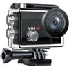 BJdfgE Videocamera sportiva d'azione da 2,0 pollici, videocamera digitale 4K 30FPS 20MP, grandangolo 170°, EIS, microfono esterno, telecomando