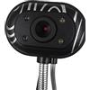 Ruilogod bianca flessibile collo USB webcam della macchina fotografica w con microfono