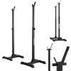 Zipro Supporto per bilanciere alto - Squat rack regolabile per squat Supporto per bilanciere per distensioni su panca Resistente Telaio in acciaio massiccio (coppia) Fino a 173 cm