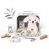 Speedy Monkey Set per bambini con valigia e cagnolino di peluche, Speedy Monkey