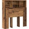 vidaXL Credenza armadio in legno vecchio 100 x 19 x 103,5 cm materiale a base di legno