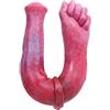 HGDTYRI Dildo doppio in silicone, dildo a pugno, dildo XXL da 40 cm, plug anale, dildo anale, dilatatore anale, punto G, masturbatore prostatico, giocattoli sessuali for sesso di coppia