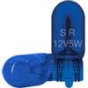 Simoni Racing XSS/T10 Kit 2 Lampadine Alogene T10 W5W 501 in Vetro al Quarzo Azzurro, 5W 12V 5500K 40 lm Luce Bianca, per Luci di Posizione, Targa, Plafoniera e Luci di Lettura Auto