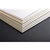 Clairefontaine - Rif. 93960C - Lavagna bianca in vera cellulosa (20 fogli) - 60 x 80 cm, carta 385 gsm, liscia su entrambi i lati, senza acidi, pH neutro - 0,7 mm di spessore