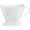 Melitta 218967 - Filtro per caffè in porcellana, misura 102, colore: Bianco