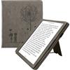 kwmobile Custodia eReader Compatibile con Amazon Kindle Scribe (2022/2024) Cover - Cover eBook Pelle PU con Stand Cinturino Porta Carte Amore