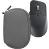 kwmobile Custodia Mouse Wireless Compatibile con Logitech MX Master 3 / Master 3S / Master 2S - Custodia Neoprene Mouse - Astuccio Porta Mouse PC Gaming grigio scuro