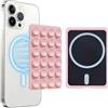 BCHMN Ventosa per Telefono, Supporto Magnetico a Ventosa, Possono Essere Montate Su Qualsiasi Superficie Liscia, Adatte per Bagno, Cucina, Palestra, Video e Selfies TikTok (Rosa)