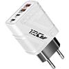 Generico Caricatore Usb Rapido - Caricatore Rapido Adattatore Kit | Caricatore USB C, Caricabatterie Da Muro Smartphone | Design Compatto Multiuso Con Porte Multiple Per Accessori Da Viaggio