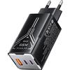 Kuulaa Caricatore USB C da 65 W, alimentatore USB-C a 3 porte, caricatore rapido PD Charger 60 W, compatibile con MacBook Pro/Air, iPad Series, iPhone 17Pro Max, Galaxy S25 Ultra, Pixel, Steam Deck