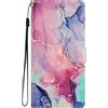 BLOTECH Custodia for Samsung Galaxy A35 Cover,Marble Case Portafoglio for Samsung Galaxy A35 Flip Wallet Custodia Women Case Cover Pelle con Copertura Marmo Rosa Magnetica Chiusura Marmo Cover Girl