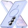Vansdon Cover Magnetica per Samsung Galaxy S26 Plus con 1 Pezzi Vetro Temperato, Compatibile con Magsafe, Protezione anticaduta di livello militare, Cover Traslucida Opaca Sottile Antiurto-Violachiaro