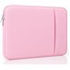 MasiBloom Custodia per laptop per MacBook Air 13,6 M2 A2681 e Pro A2338 M2 A2337 M1 Chip e Surface Pro 9/8/X da 13 con 2 tasche, borsa per tablet, accessori (rosso)