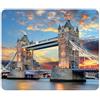 ELLENNE - Tappetino Mouse - Londra Inghilterra London Bridge Tower | Panorama Città Mondo Foto Artistica - Mousepad 24x20cm per PC, Ufficio, Gaming e Laptop(Londra - London Bridge)