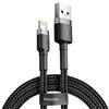 Baseus Cafule Cable - USB to Lightning Cable, 1.5 A, 2 m (Grey/Black)