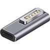 Abledance per Notebook Type-C Adattatore per Laptop da Femmina un Magnetico Indicatore Trick Adapter per Magsafe2
