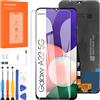 Arbilato Schermo per Samsung Galaxy A22 5G Schermo di ricambio per Samsung A226 LCD Screen SM-A226B, SM-A226L Touch Display Digitizer Assembly parti di riparazione (nero)