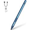 SSS·GRGB Penna stilo per Microsoft Surface Pro 12/11/10/9/8/7/6/5/4/X, Surface Go/Laptop/Book/Studio/Duo, HP/ASUS, 4096 livelli di pressione, rilevamento del palmo, gomma e tagli con clic destro, colore: blu