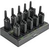 Retevis RT668 Walkie Tlkie Pofessionali, Nero, 3P x 5L x 11,6H cm, Robusto, PMR446 Caricatore a 10 Vie, Portatile, per Fornitori, Magazzino (Nero, 10Pz)