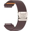 RUIMAYA Cinturino per Orologio in Nylon 18mm Compatibile con Garmin Venu 2S/3S/Vivoactive 4S/Vivomove 3S, Cinturino Elastico Intrecciato per Orologio per Forerunner 255S/265S, Viola