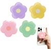 JUGUTA 4 Pezzi Accessori Telefono, Graziosi Porta Airbag Per Cellulare In Acrilico Con Motivo Floreale Maniglia Per Cellulare Supporto Per Cellulare Colorato E Vario