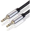 CABLEPELADO Cavo prolunga jack 3,5 mm TRRS 4 pin, maschio a maschio, compatibile con Auxiliar per Auto, Caschi, PS5, Xbox, lettore DVD, altoparlante, PC, TV, nylon intrecciato, 3 metri