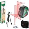 Bosch livella laser multifunzione UniversalLevel 3 con treppiede (3 linee incl. linea verticale a 90° per croce laser aggiuntiva sul soffitto e punto a piombo inferiore per allineamenti, in cartone)