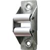 Amig - Guida in acciaio con rulli in alluminio per raccoglitori avvolgibili, passacavi solido e durevole per nastri larghi 22 mm, argento