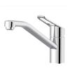 Lenz Mila 46060602 - Rubinetto da cucina cromato, altezza comoda e beccuccio orientabile a 180°, con fissaggio rapido, superficie facile da pulire, ugello miscelatore di marca e cartuccia in ceramica